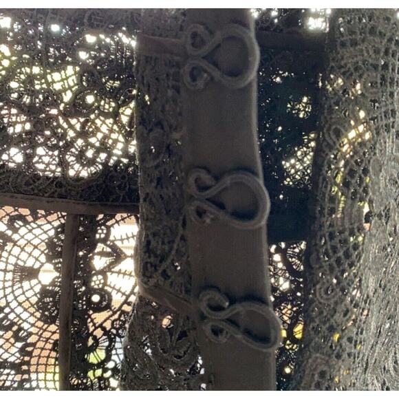 Mariano Sheer Lace Long Dress Jacket/Blazer Size 4 Rare Find! - Picture 10 of 13